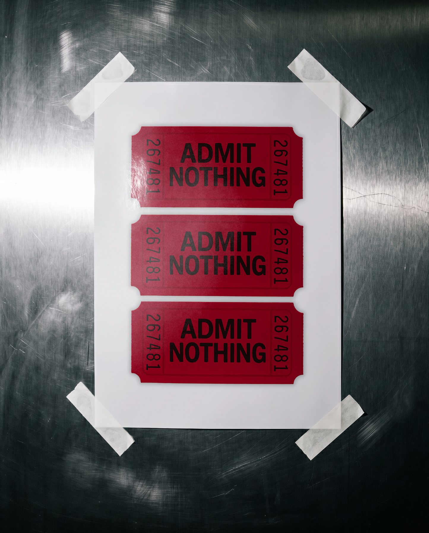 Admit Nothing