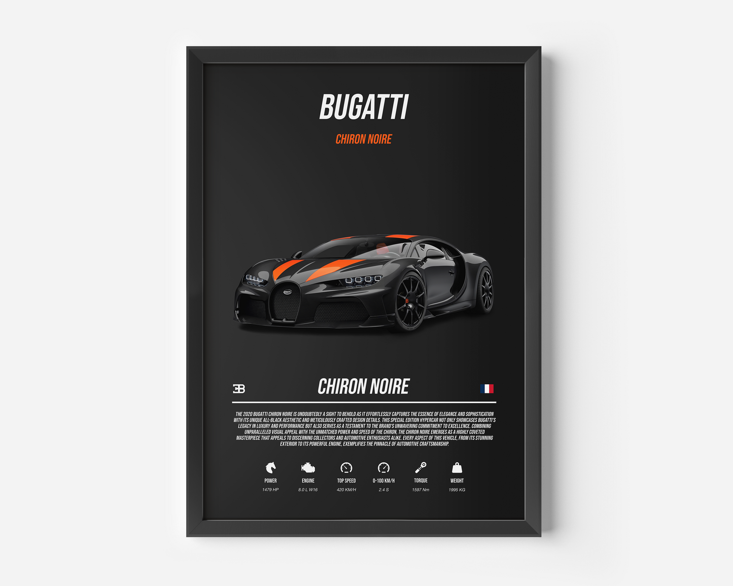 BUGATTI CHIRON NOIRE